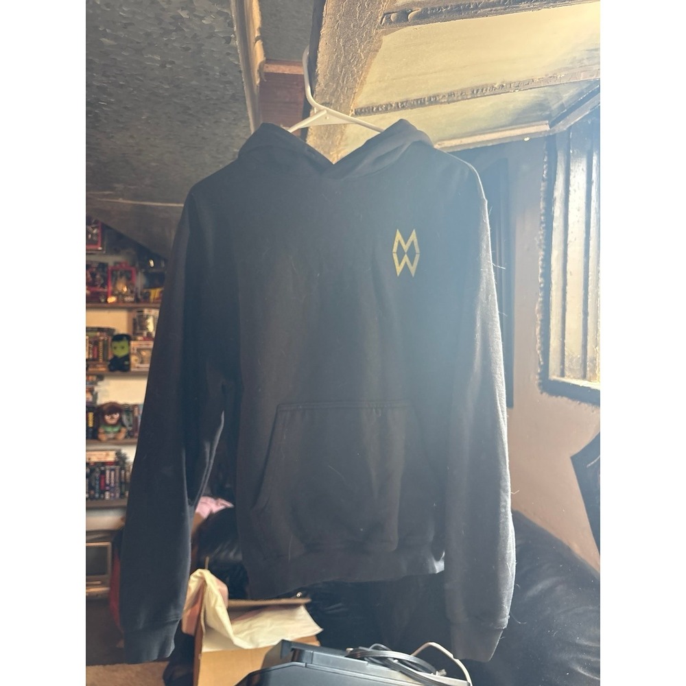 Morgan Wallen Whiskey Glasses Tour 2019 Black Hoodie Sweatshirt Mens Small